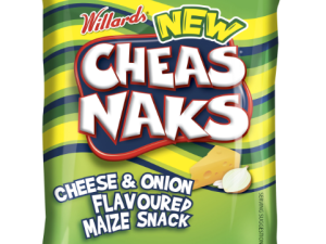 WILLARDS Cheasnaks Maize Snacks Cheese And Onion (150g)