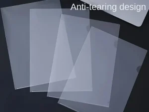 10 Pcs L-shaped folder plastic