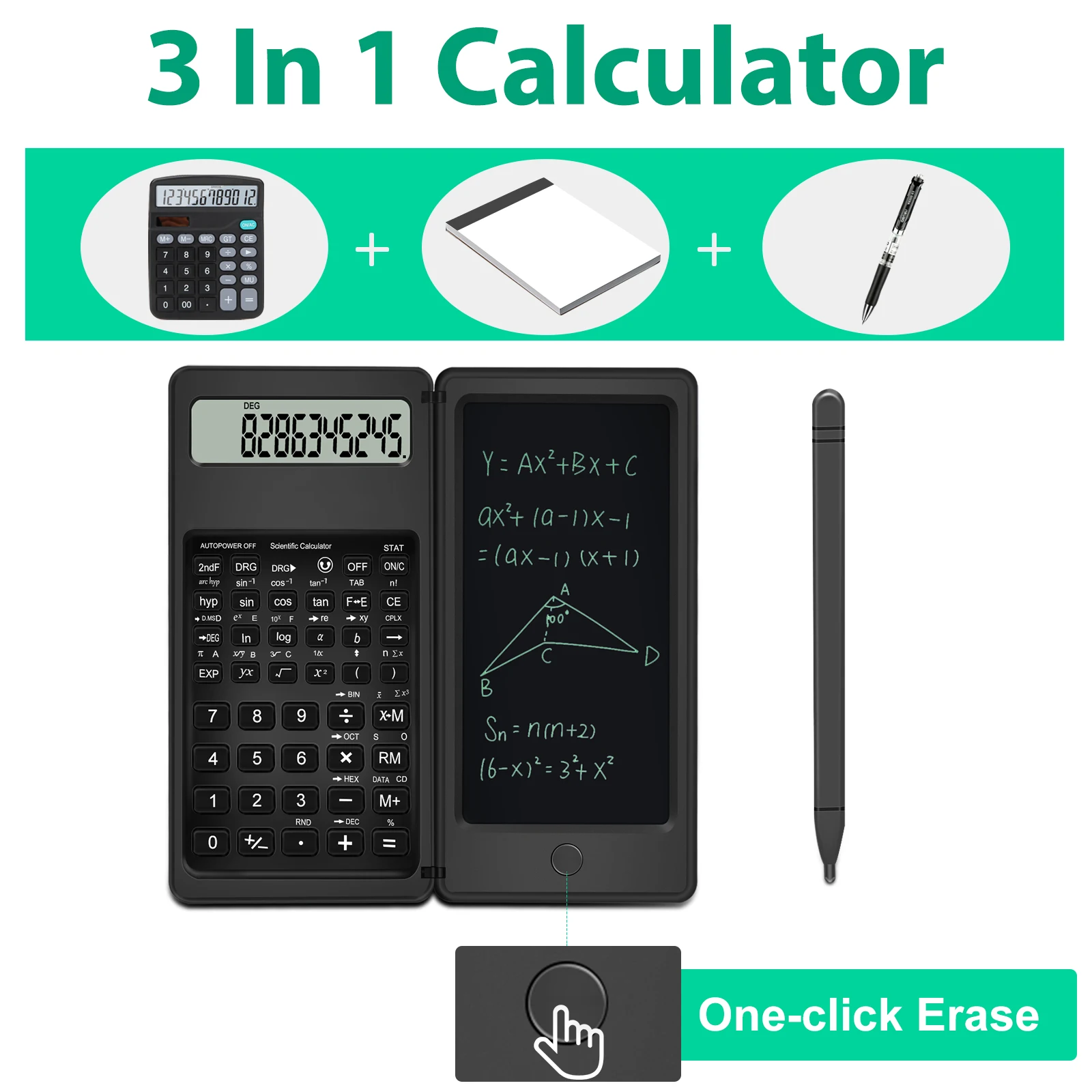 S9 Foldable Scientific Calculator