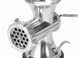 Manual Meat Grinder Silver Aluminum