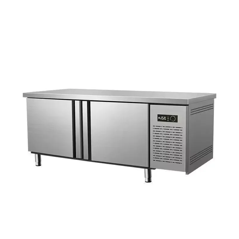 Commercial stainless steel refrigerated workstation