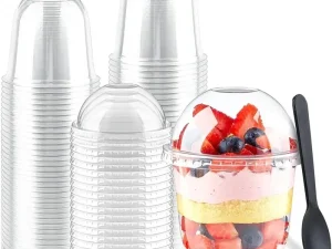 Pudding Cups with Lids