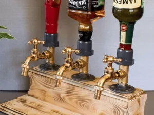 Wooden Liquor Dispenser