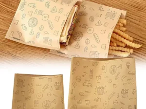 50PCS Greaseproof Paper Bag