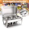 9L Foldable Stainless Steel Square Buffet Stove