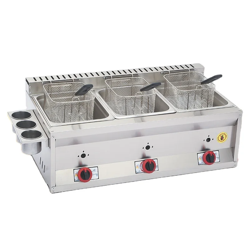 Commercial Counter Top Restaurant Gas Deep Fryer