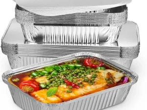 Disposable Aluminum Foil Food Storage