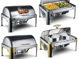 Luxury Large Stainless Steel Chefing Dish