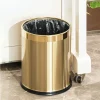 Luxury Golden Dustbin