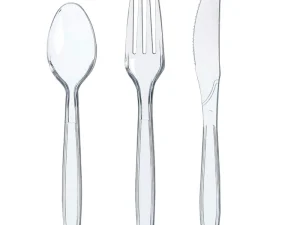 100pcs Plastic Cutlery Set