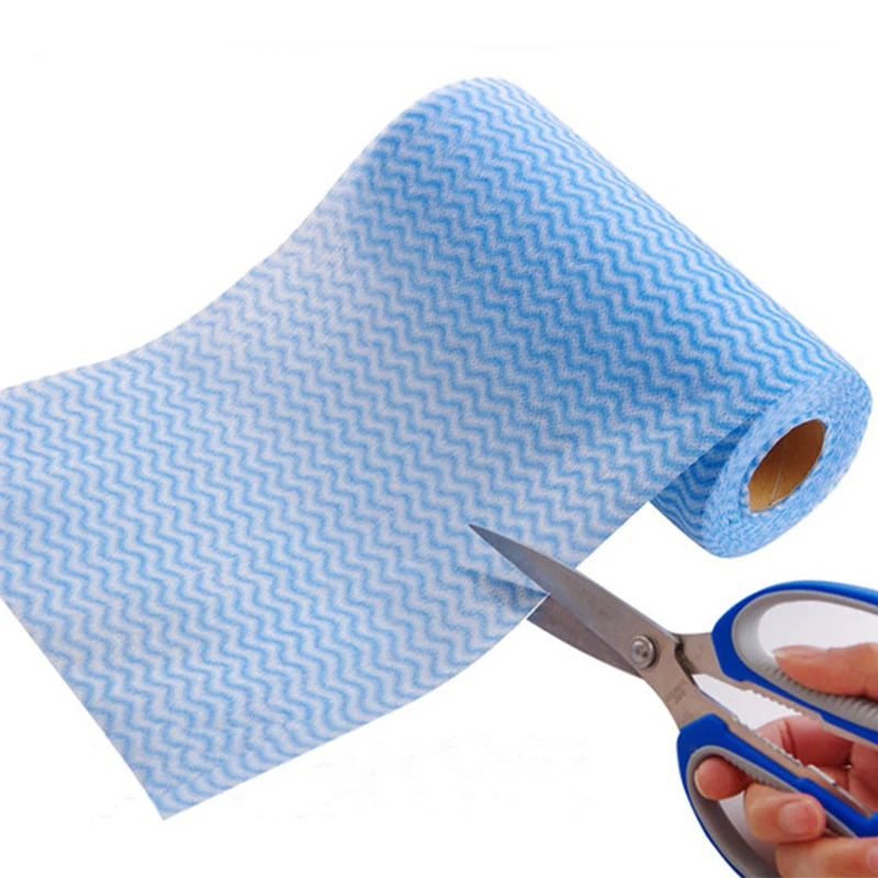 50pcs/Roll Non-woven Kitchen Cleaning Cloth