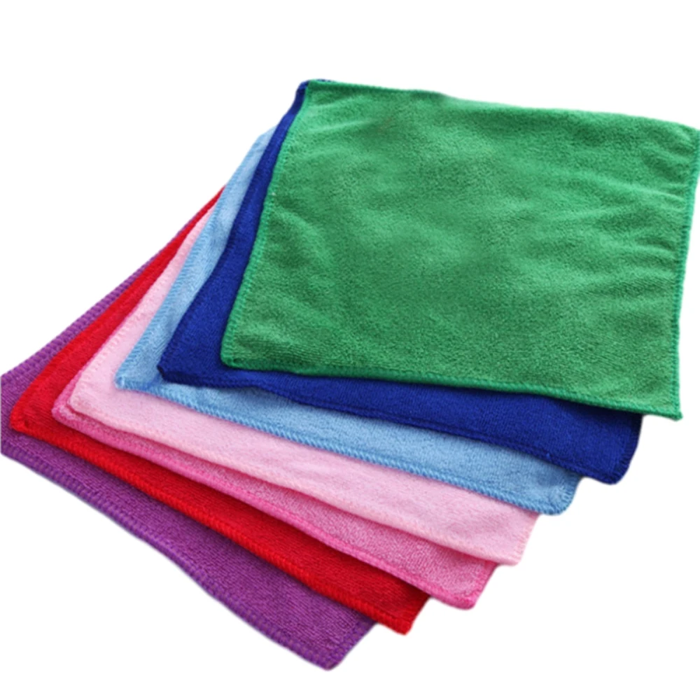 12PCS Colorful Soft Microfiber Towel 30 x 30cm