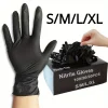 Gloves Black Washing Xl Tableware Disposible Latex