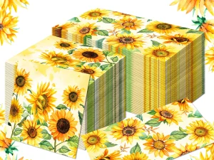 20pcs Sunflowers Paper Napkins