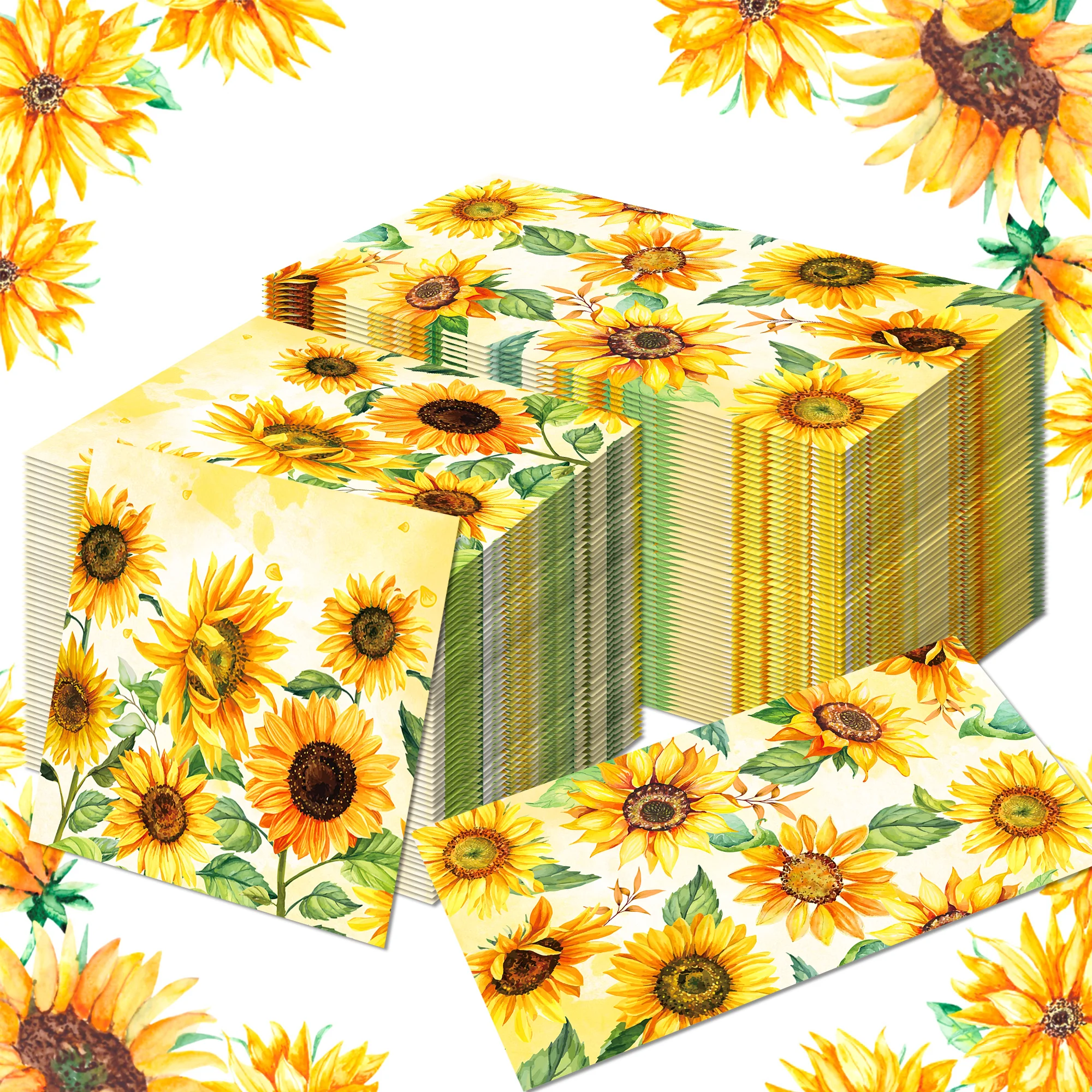 20pcs Sunflowers Paper Napkins