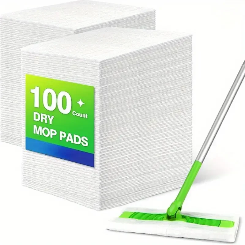 100PCS Disposable Micro Fibre Electrostatic Floor Cloths