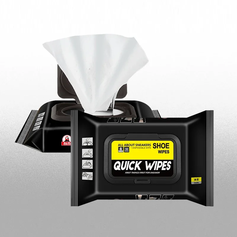 12Pcs/30Pcs Disposable Shoes Clean Wipes