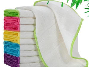 5/10Pcs Dishcloths Bamboo Dish Cloths Towels