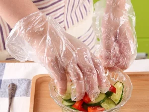 100PCS Disposable Food Plastic Gloves
