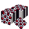 20pcs Poker Game Card Square  Disposable Paper