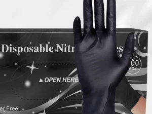 Black Nitrile Gloves Disposable