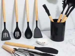 12Pcs Silicone Kitchen Utensils