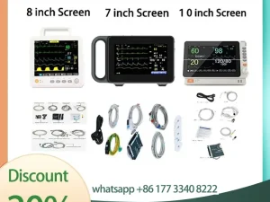 7/ 8/10 inch screen human/Vet use portable 6-parameter monitor