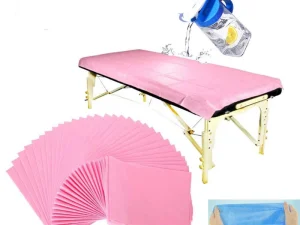 10pcs 7.87x31.5inch Non Woven Disposable Bed Sheet Spa Massage Breathable Solid Bed Cover Travel Business