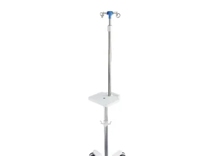 Stainless Steel Movable Pole IV Stand Hospital Bed Drip Stand