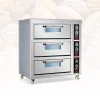 3 Deck 6 Tray Gas Electric Bakery Bread Deck Oven For Cake Pizza