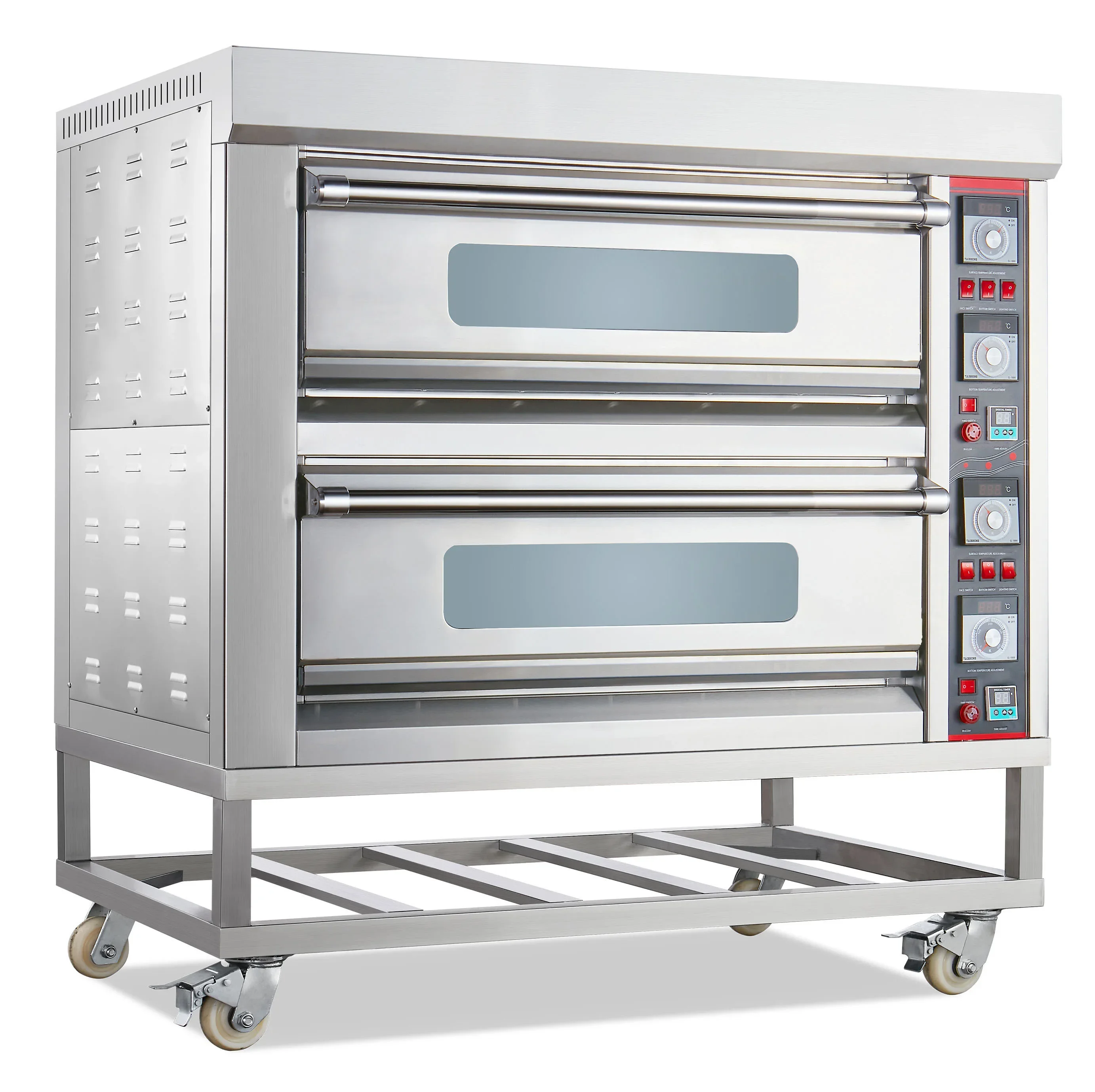 Industrial 2 Deck 2 Trays Electric Pizza Baking Oven