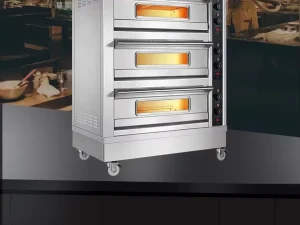 3 Deck 3 Tray Commercial Bakery Bake Oven Bread Pizza Baking Equipment