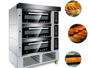 Industrial Baking Machine Gas Single Deck Trays Bakery Bread With Steam