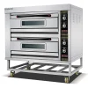 2 Deck 2 Trays Industrial Professional Automatic Stainless Steel Oven