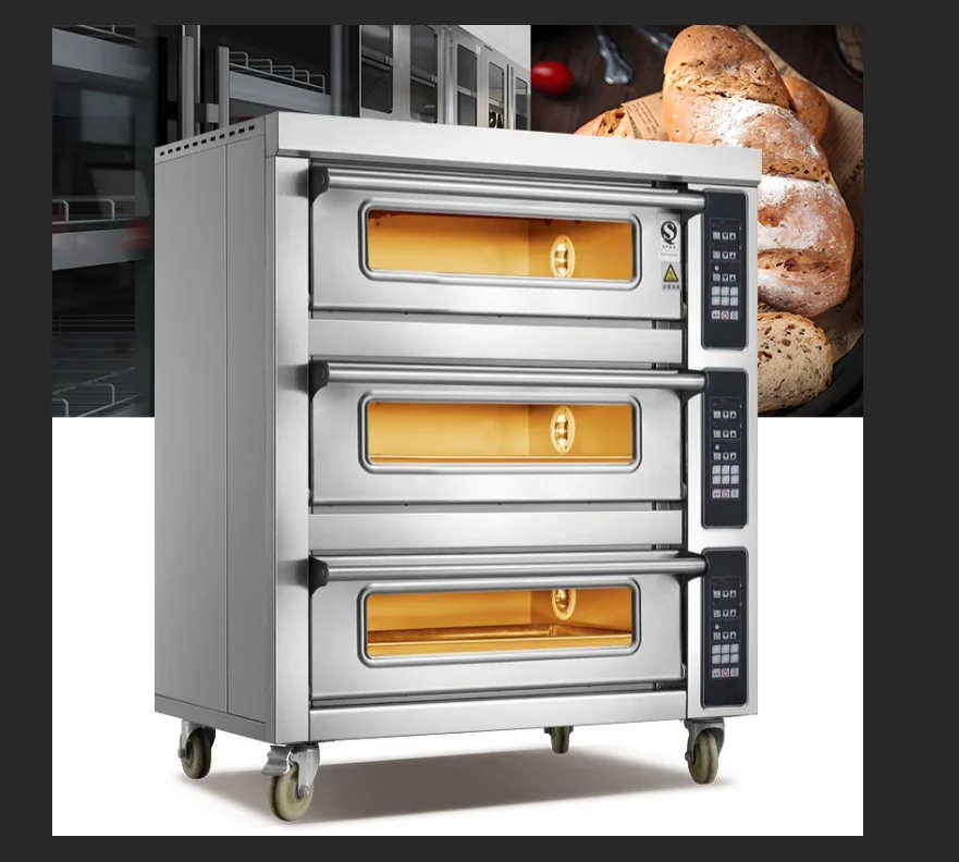 Electric and Gas Layer Rotary Commercial Bakery Oven