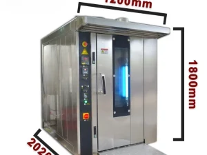 Commercial 12 Trays Bakery GAS Rotary Furnace Bread Rotary Baker Oven