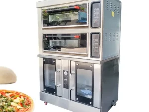Bread Baking Machine Gas / Electric Oven Commercial Convection Oven Pizza Oven