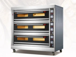 3 deck 9 trays bread ,cake, pizza, baking machine