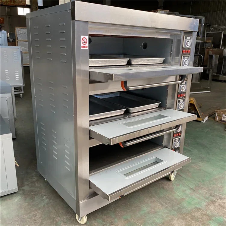 380V Automatic Baking Equipment Electric Baking Layer Oven