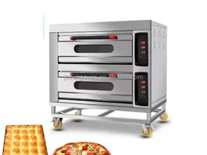 2 decks 4 trays commercial oven