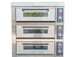 3 Deck 6 Trays Commercial Kitchen Oven