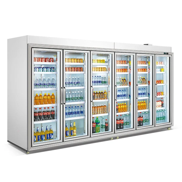 Supermarket Refrigeration Equipment Commercial Supermarket Beverage Refrigerator