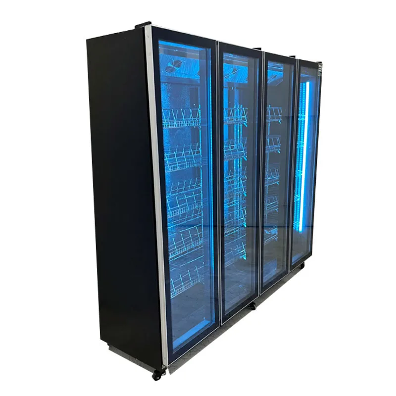 Good Quality Glass Door Luxury Beverage Display Fridge