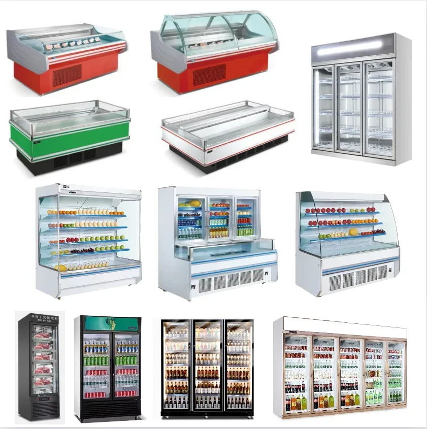Commercial Fruit Vegetable Meat Display